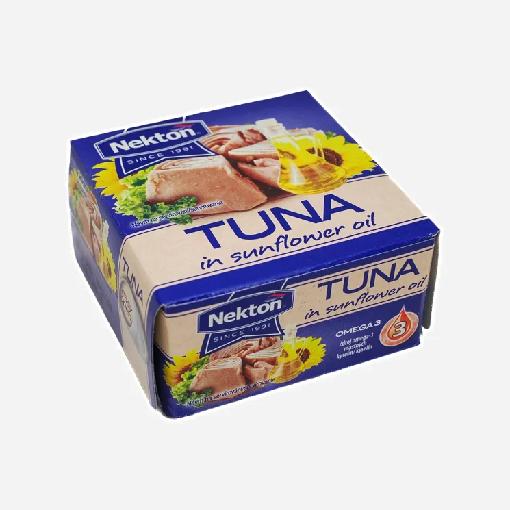 Tuňák ve slunečnicovém oleji - celý