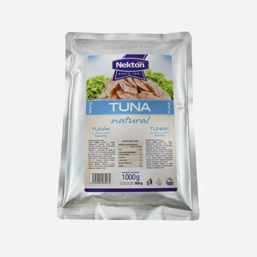 Tuňák ve vlastní šťávě kousky