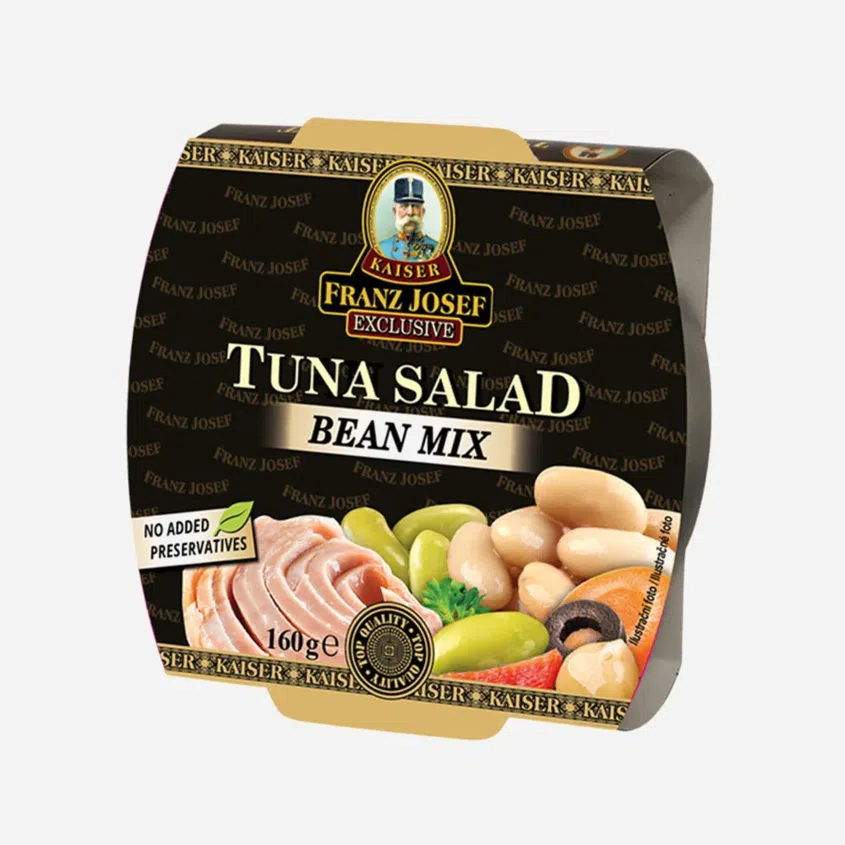 Tuňákový salát fazolový mix