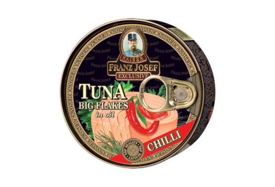 Tuniak kúsky v oleji s chilli