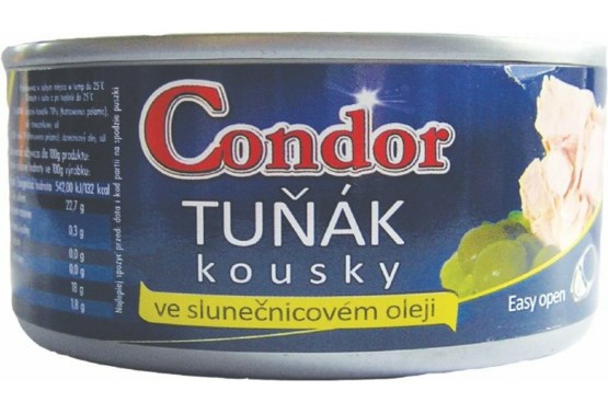 Tuniak kúsky v slnečnicovom oleji (plechovka)