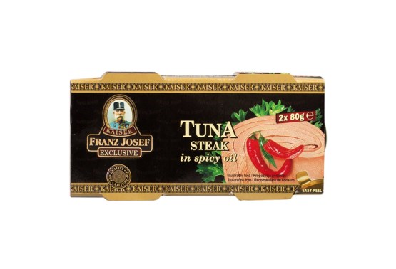 Tuniak steak v pikantnom oleji 2x80 g