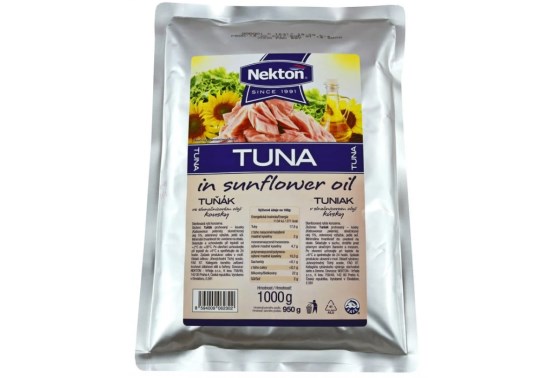 Tuniak v slnečnicovom oleji - kúsky