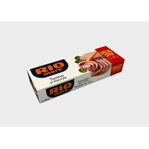 Tuniak vo vlastnej šťave 3x160 g
