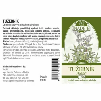 Tužebník jilmový tinktura z byliny