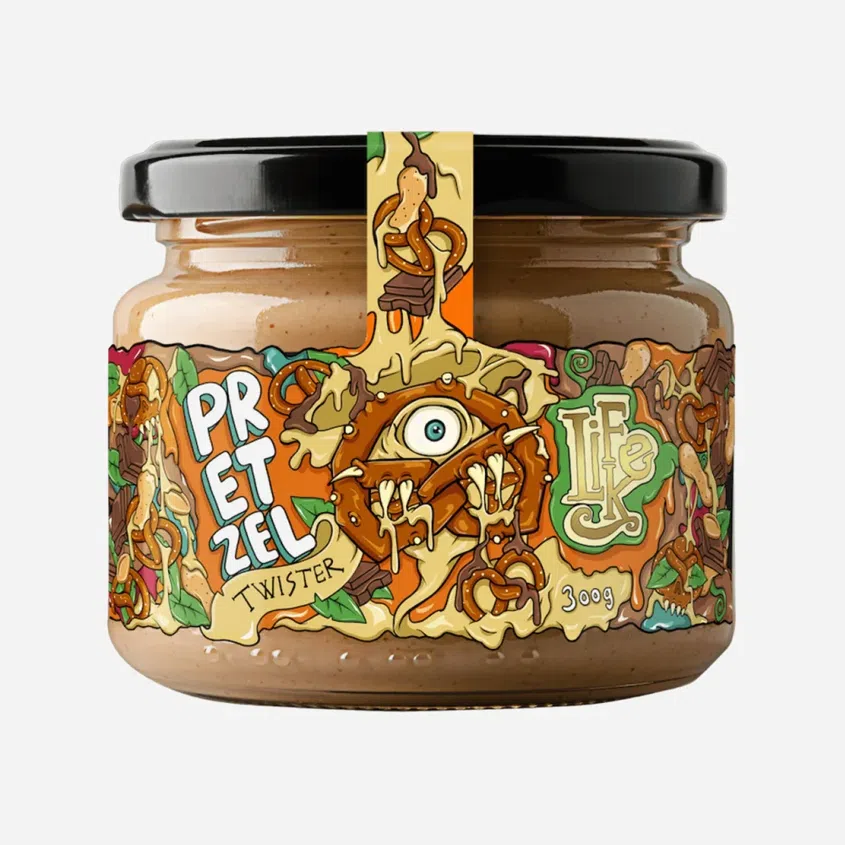 Twister arašídový krém s mléčnou čokoládou a preclíky