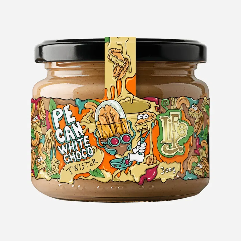 Twister máslový krém pekan s bílou čokoládou