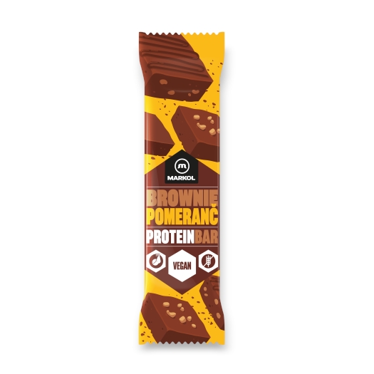 Tyčinka Brownie a pomeranč