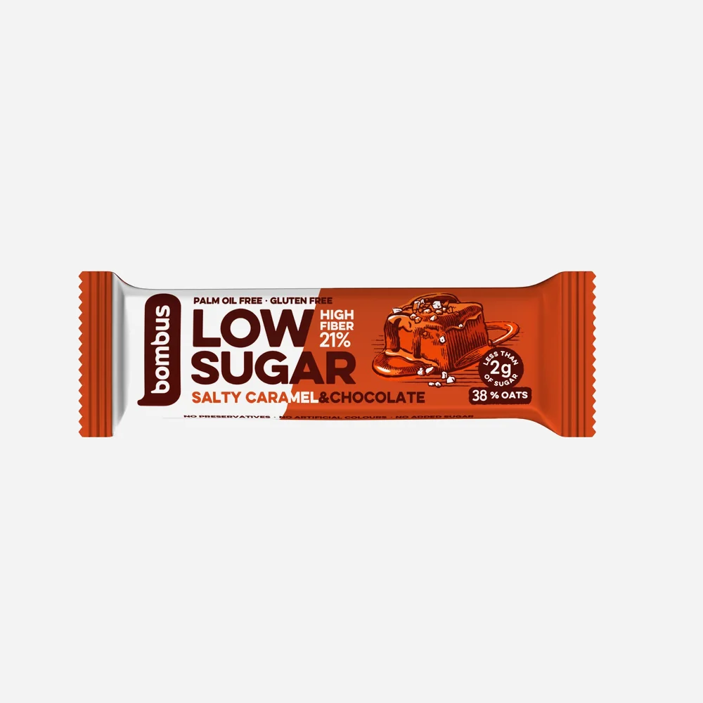 Tyčinka low sugar slaný karamel a čokoláda