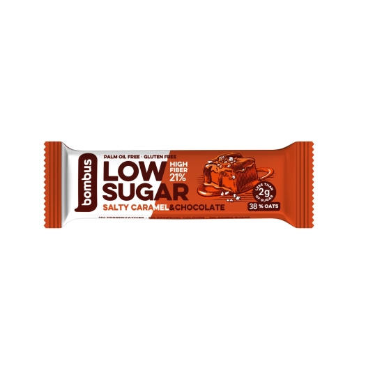 Tyčinka low sugar slaný karamel a čokoláda