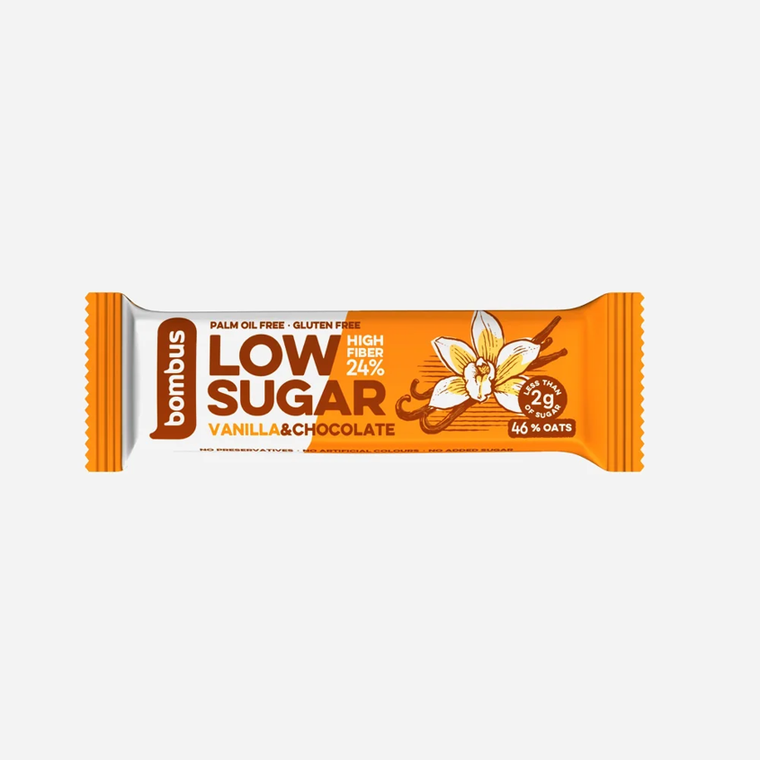 Tyčinka low sugar vanilka a čokoláda