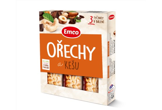 Tyčinka Orechy a kešu 3x 35 g