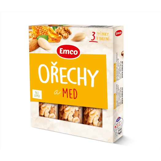 Tyčinka Ořechy a med 3x35 g