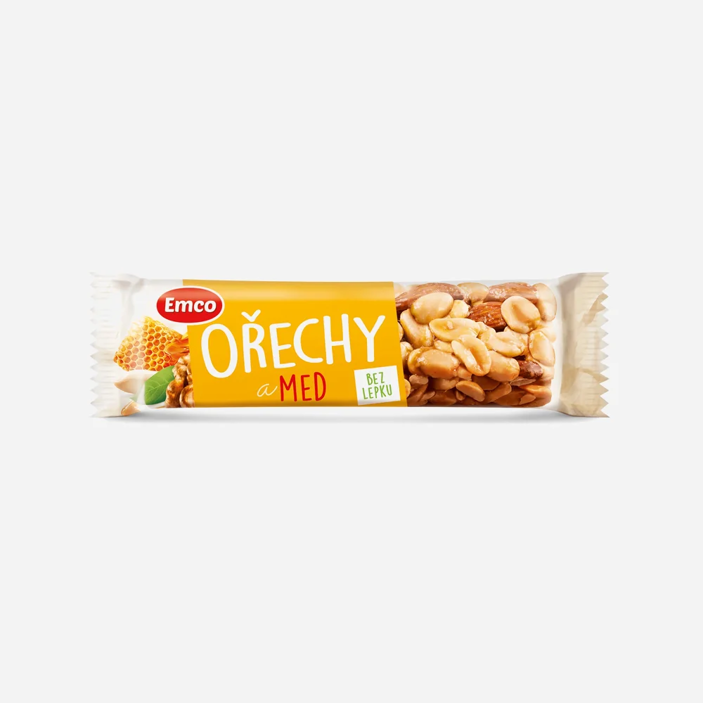 Tyčinka Ořechy a med
