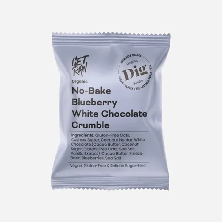 Tyčinka ovesná nepečená s bílou čokoládou a borůvkami BIO - expirace