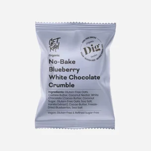 Tyčinka ovesná nepečená s bílou čokoládou a borůvkami BIO