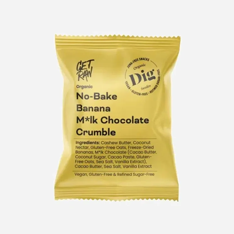 Tyčinka ovesná nepečená se světlou čokoládou a banánem BIO - expirace