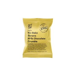 Tyčinka ovesná nepečená se světlou čokoládou a banánem BIO