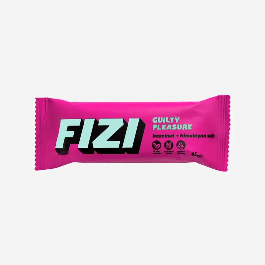 Tyčinka s čokoládovou polevou lískový ořech a himalájská sůl