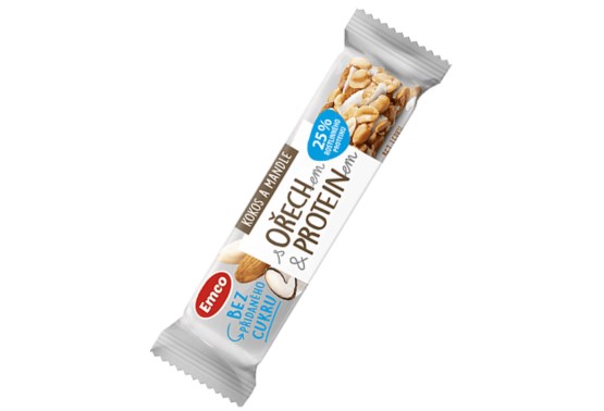 Tyčinka s orechom a proteínom - kokos