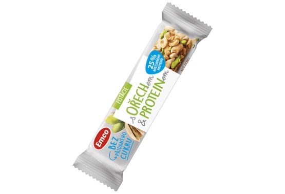 Tyčinka s orechom a proteínom - pistácie 35g 1606130