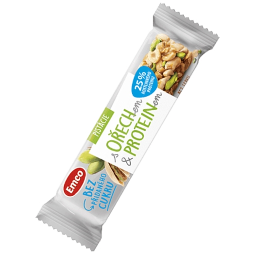 Tyčinka s orechom a proteínom - pistácie 35g 1606130