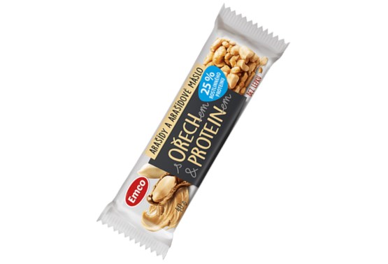 Tyčinka s orechom proteínom-ar.máslo