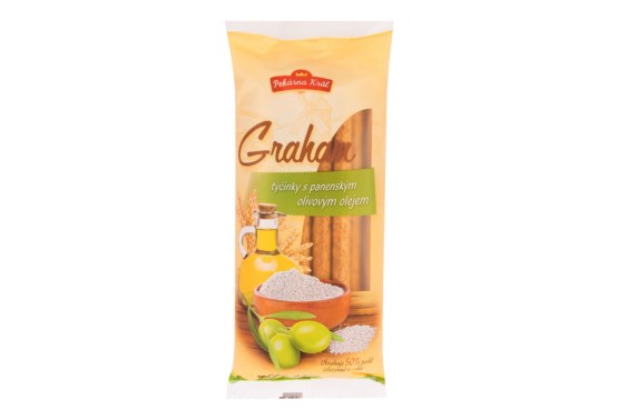 Tyčinky grahamové s olivovým olejom