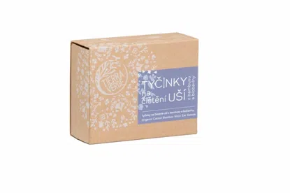 Tyčinky na čistění uší z bambusu a biobavlny