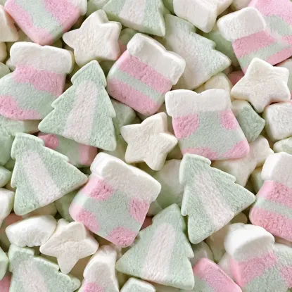 Vánoční marshmallow mix