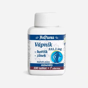 Vápník 333,3 mg+hořčík+zinek 107 tablet