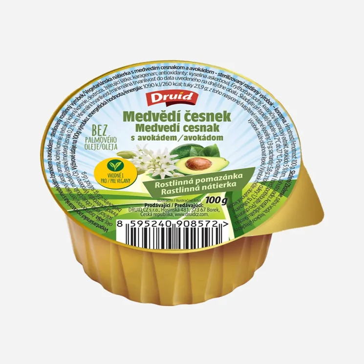 Veg. medvědí česnek s avokádem