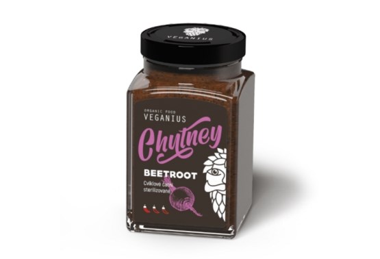 VEGANIUS Chutney beetroot I. sklo 250 ml