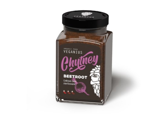 VEGANIUS Chutney beetroot I. sklo 250 ml