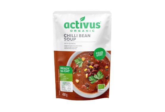Vegánska polievka chilli fazuľa BIO
