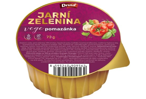 Veganská pomazánka jarní zelenina