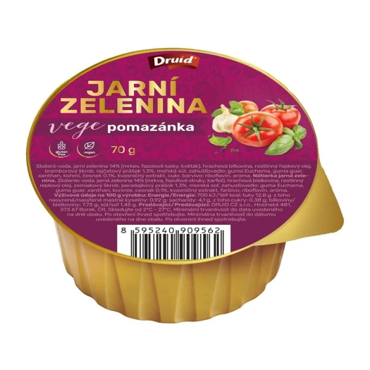 Veganská pomazánka jarní zelenina