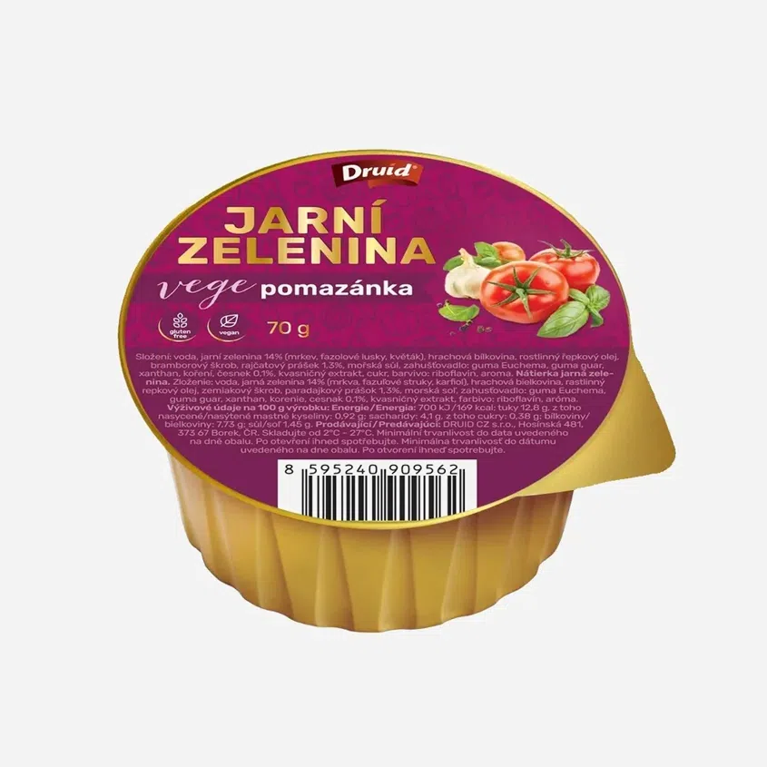 Veganská pomazánka jarní zelenina