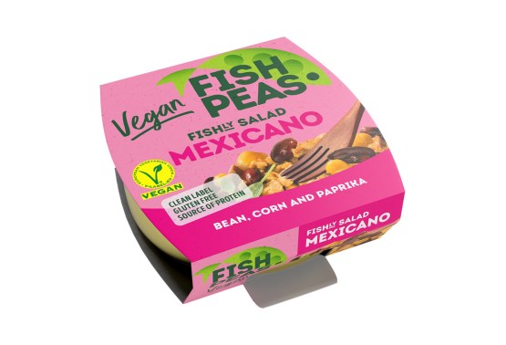 Vegánsky šalát s hrachovou bielkovinou Mexicano