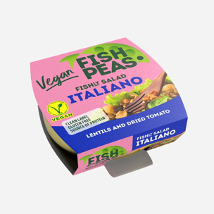 Veganský salát s hrachovou bílkovinou Italiano