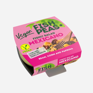 Veganský salát s hrachovou bílkovinou Mexicano