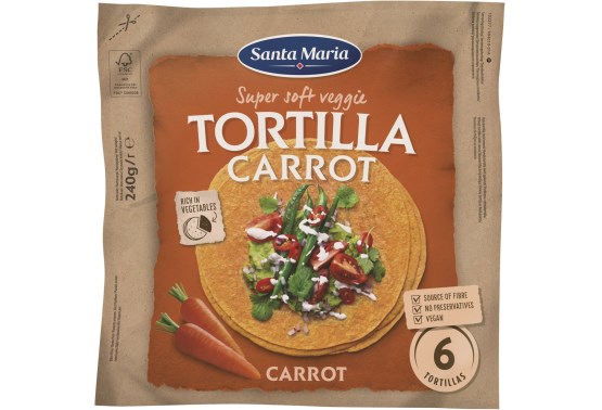Veggie tortilla mrkev - expirace