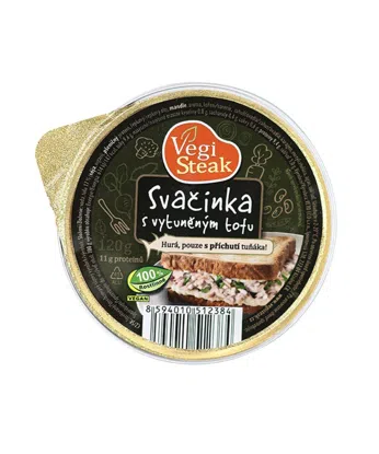 Vegi steak svačinka s vytuněným tofu