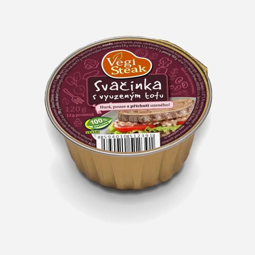Vegi steak svačinka s vyuzeným tofu