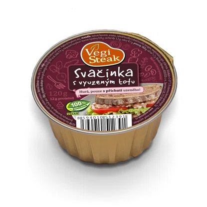 Vegi steak svačinka s vyuzeným tofu