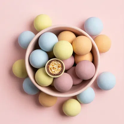 Velikonoční barevné dražé