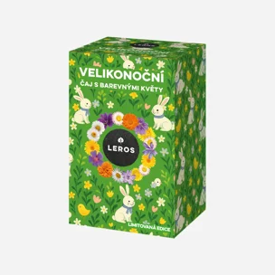 Velikonoční čaj s barevnými květy