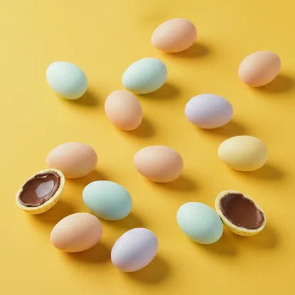 Velikonoční čokoládová vajíčka