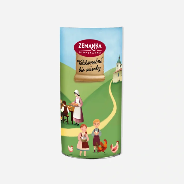 Velikonoční sušenky v tubusu BIO