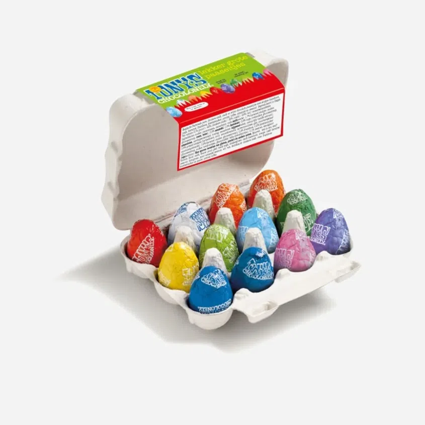 Velikonoční vajíčka mix v papírové krabičce